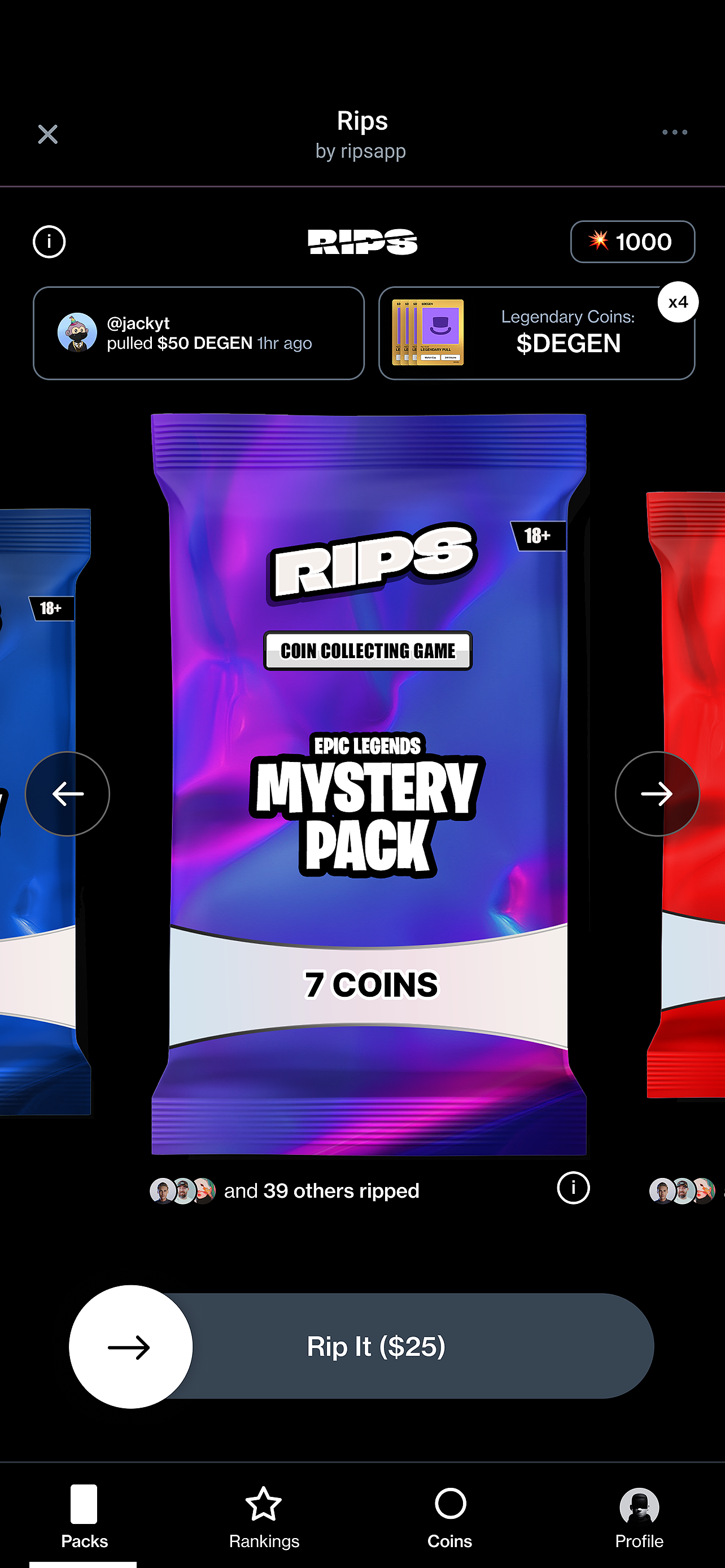 Rips - Farcaster Mini Apps screenshot